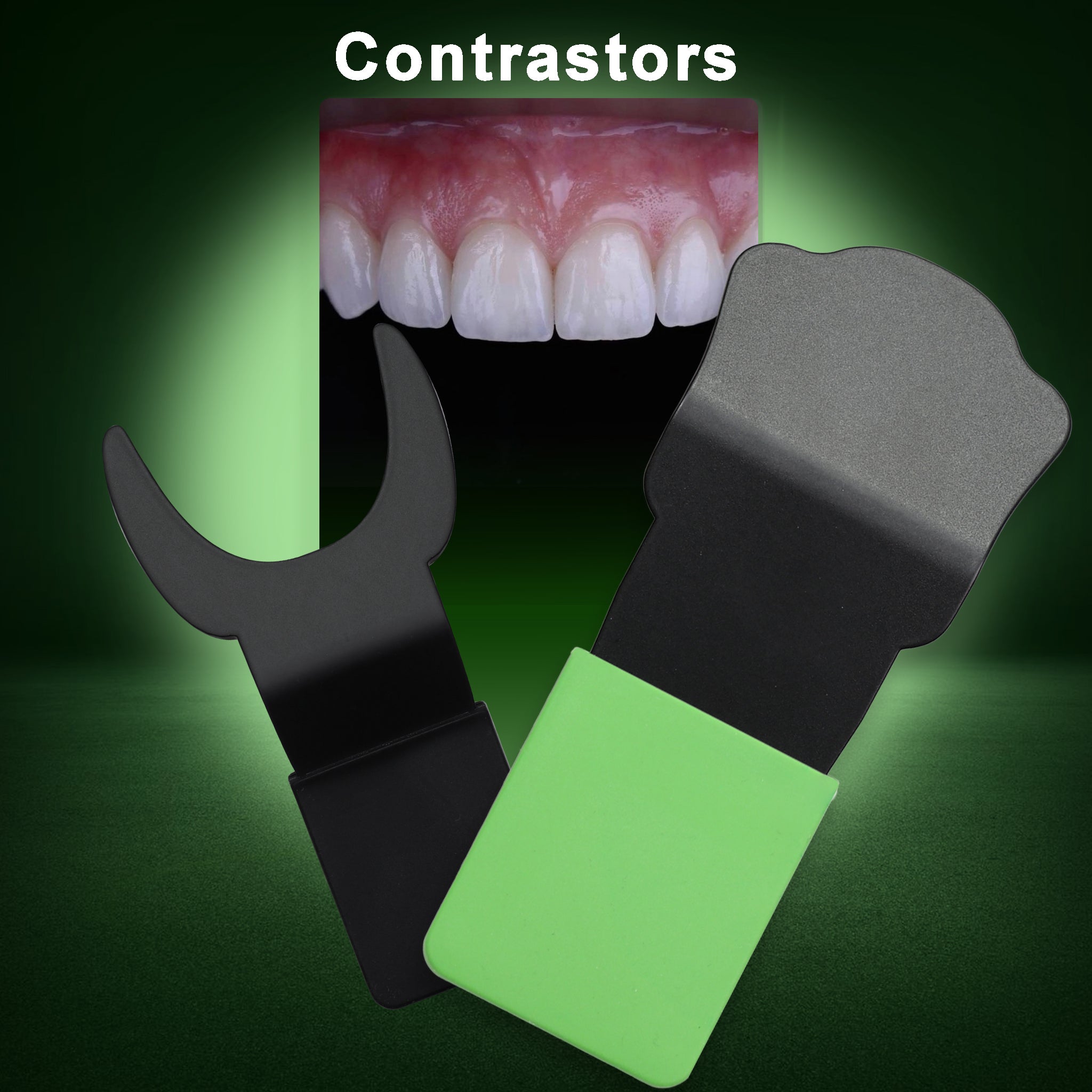 Dental photography contrastors