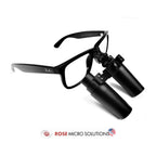 4.0 Flip-Up Loupe on Ray-Ban Justin Frame From Rose Micro Solutions