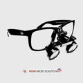 2.5X Magnification Loupe on Ray-Ban Justin Frame from Rose Micro Solutions