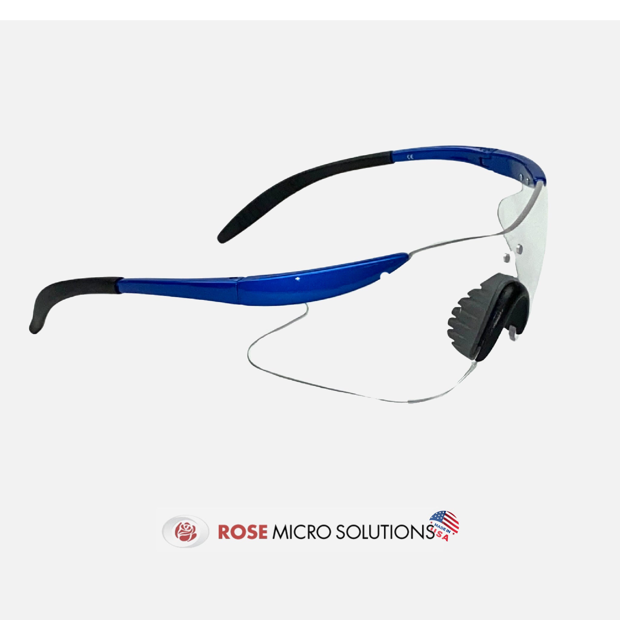 2.5X Magnification Waterproof Loupe on Rose Safety Frames from Rose Micro Solution