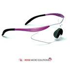 2.5X Magnification Waterproof Loupe on Rose Safety Frames from Rose Micro Solution