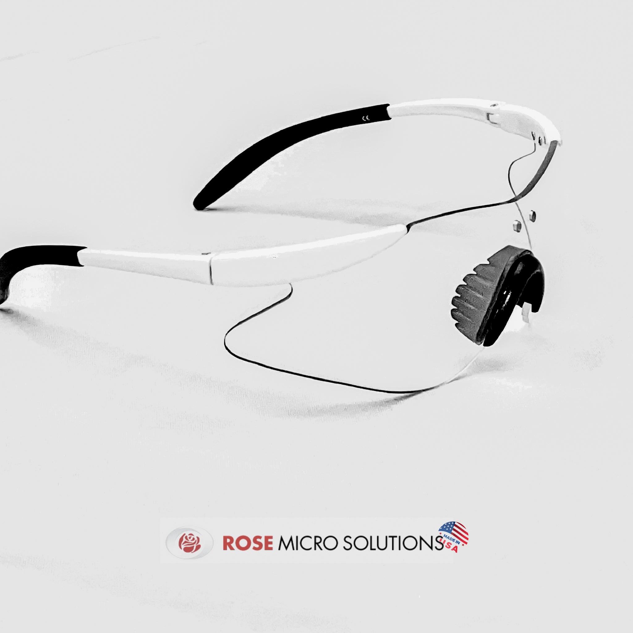 2.5X Magnification Waterproof Loupe on Rose Safety Frames from Rose Micro Solution